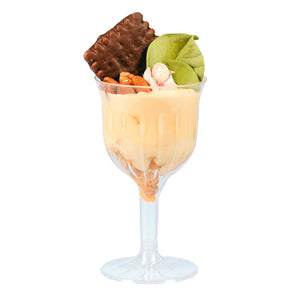 Copa Vino para Bebidas o Postres Re-utilizable Candy Bar Catering 5 Oz IA