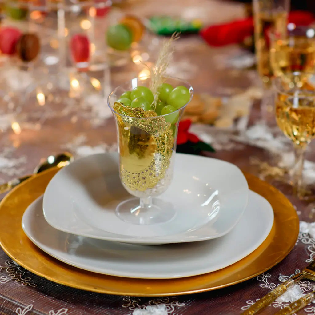 Copa Alcatraz para Postres o Bebidas Re-utilizable Candy Bar Catering 9.5 Oz PT