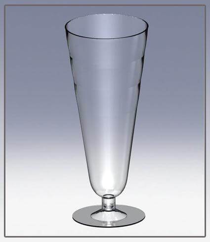 Copa Flauta 12 Oz para Postres Re-utilizable Candy Bar Catering 60 pzas IA