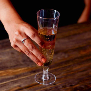 Copa Flauta Larga para Postres Re-utilizable Candy Bar Catering 6 Oz IA