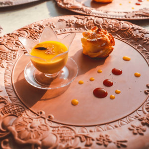 Copa Flor para Postres Chica con Base Re-utilizable Candy Bar Catering 2.5 Oz 120 pzas IA