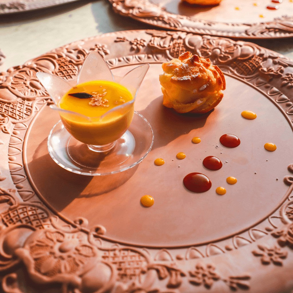 Copa Flor para Postres Chica con Base Re-utilizable Candy Bar Catering 2.5 Oz 120 pzas IA