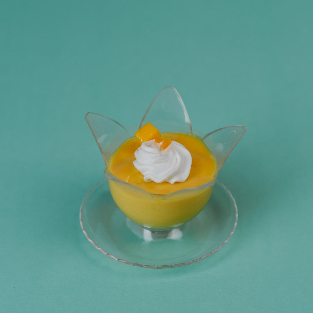 Copa Flor para Postres Chica con Base Re-utilizable Candy Bar Catering 2.5 Oz 120 pzas IA