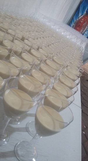 Copa Postre Catering Tallo Largo Re-utilizable Candy Bar Catering 6 Oz 60 pzas IA