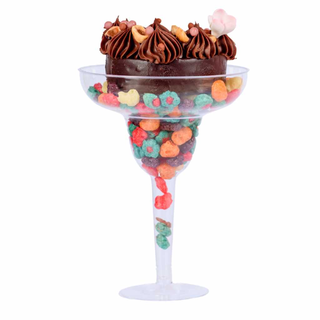 Copa para Bebidas o Postres Margarita Re-utilizable Candy Bar Catering 12.5 Oz PT