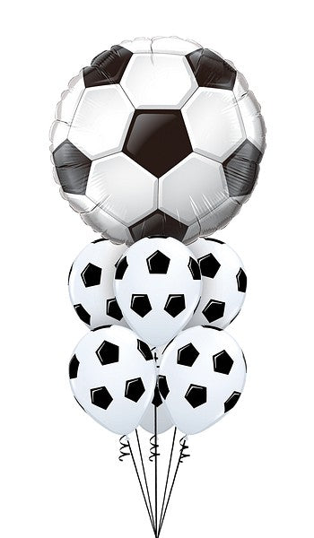 Globo Metálico de Balón de Fútbol Grande para Fiestas y Cumpleaños 36 / 92 cm 1 pza Ideática Gourmet