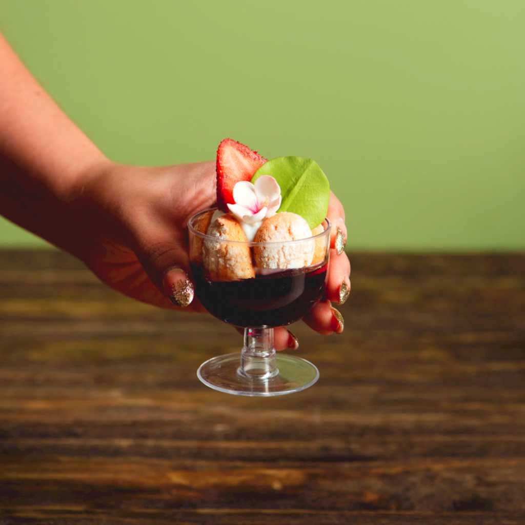 Mini Copa para Postres Brandy Re-utilizable Candy Bar Catering 2.5 Oz IA