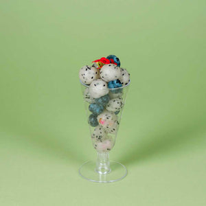 Mini Copa para Postres Flauta Re-utilizable Candy Bar Catering 2.5 Oz IA