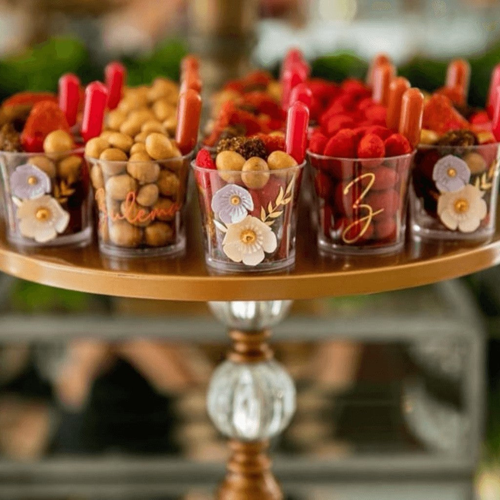 Mini Vasito para Postres Re-utilizable Candy Bar Catering 1.5 Oz 120 pzas IA