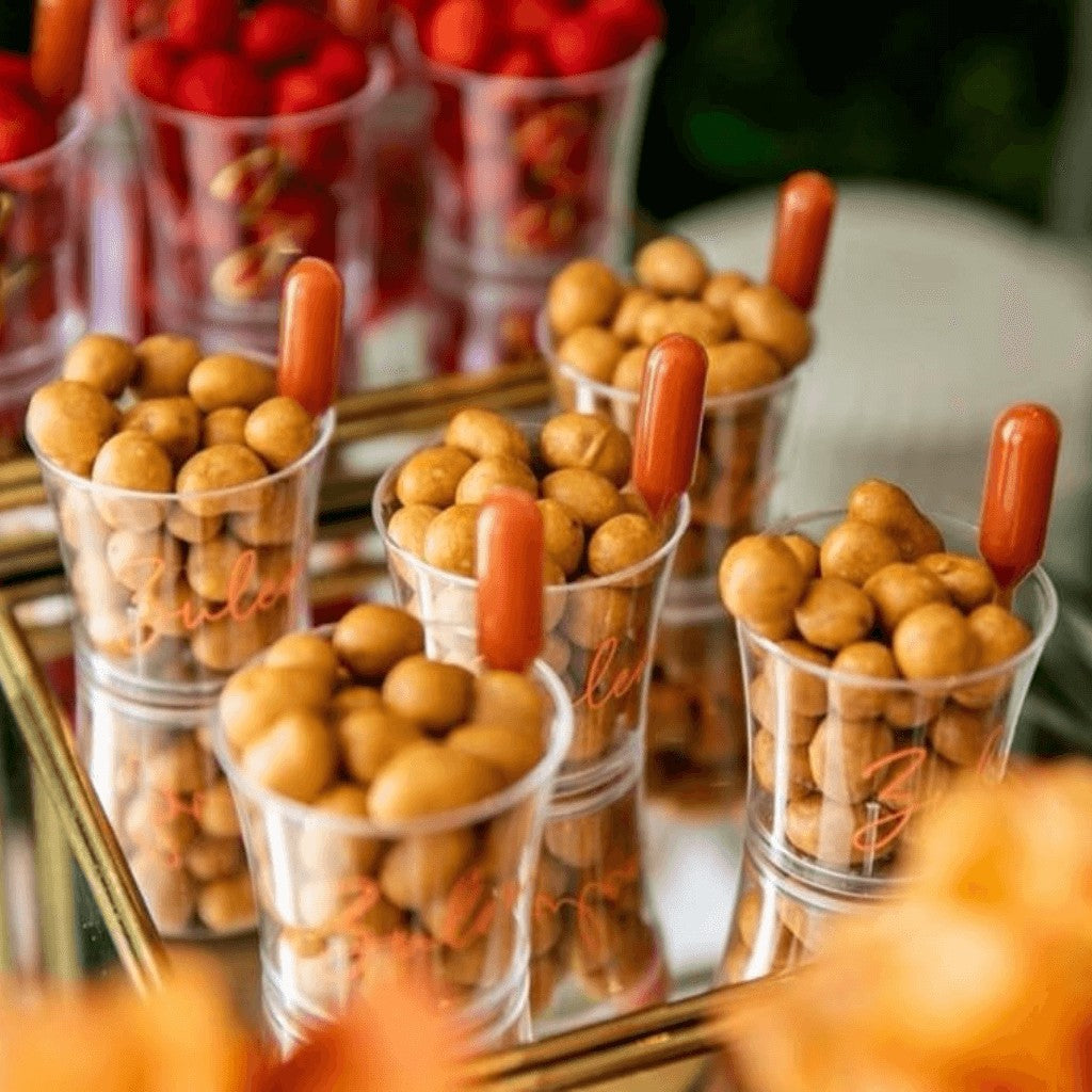 Mini Vasito para Postres Re-utilizable Candy Bar Catering 1.5 Oz 120 pzas IA