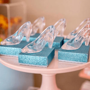 Zapatillas para Recuerdos, Regalo y Decoración Tipo Cenicienta 50 pzas IA