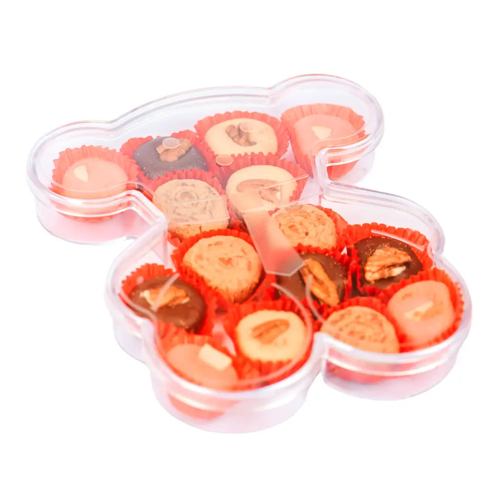Caja Oso para Postres Recuerdo y Decoracion Acrilico - 10 pzas