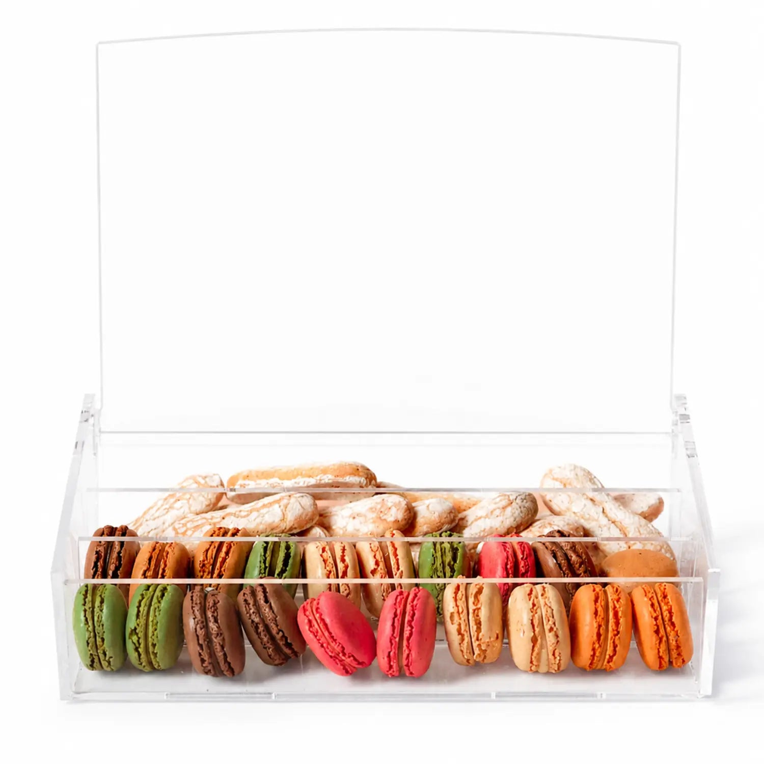 Cajas para Macarrones Galletas Chocolates y Decoracion Acrilico - 1 pza