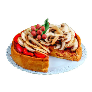 Charola Blonda Chica Para Pasteles, Canapes o Postres Re-utilizable Plastico Catering 50 pzas IA