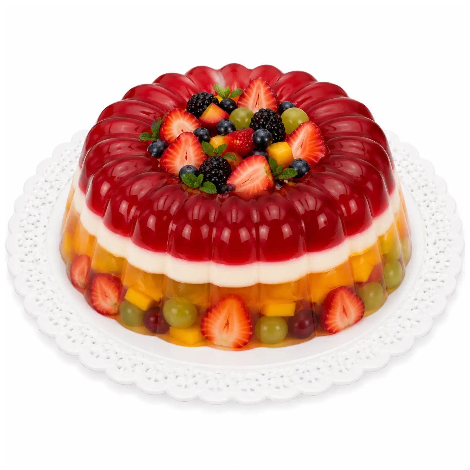 Charola Blonda Mediana Para Pasteles Postres y Catering Acrilico - 50 pzas