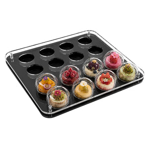 Charola para Esferas Gourmet y Catering Acrilico - 19 Y 16 Hoyos