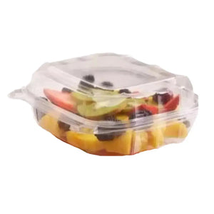 Contenedor Tipo Almeja con Bisagra Chico Para Alimentos, Ensaladas, Postres o Comida Plastico Rectangular - ( 20 Pzas / 100 Pzas ) IN