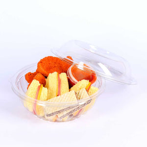 Contenedor con Tapa para Alimentos o Comida Plastico Desechable 2 Divi -  Ideática Gourmet
