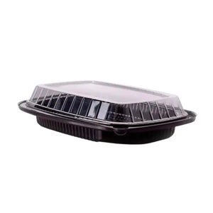 Contenedor con Tapa para Alimentos o Comida Plastico sin Divisiones Rectangular  - ( 10 Pzas / 50 Pzas ) IN