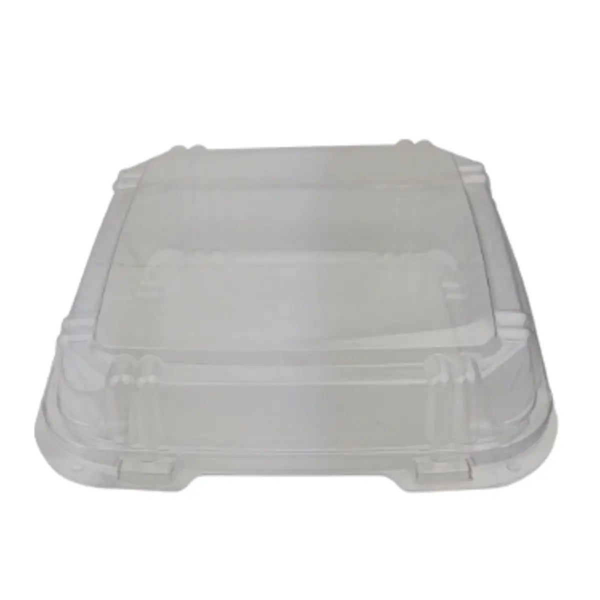 Contenedor Tipo Almeja con Bisagra Grande Para Alimentos, Ensaladas o Comida Plástico Pet Cuadrangular IN