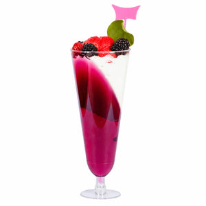Copa Flauta 12 Oz para Bebidas Postres y Catering - 10 Pzas y 60 Pzas