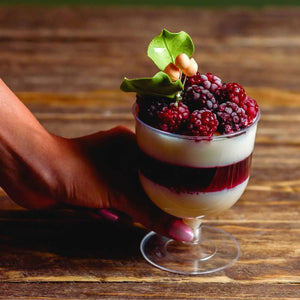 Copa Helado para Bebidas o Postres Re-utilizable Plastico Catering -  8 Oz / 237 ml  60 Pzas PT
