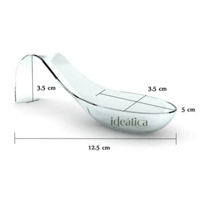 Cuchara Arco para Postres o Comida Molecular Re-utilizable Plastico Catering ( 20 Pzas / 100 Pzas ) IA
