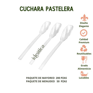 Cuchara Pastelera para Postres Re-utilizable Candy Bar Catering IA