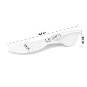 Cuchara Plana para Postres o Comida Molecular Re-utilizable Plastico Catering ( 20 Pzas / 100 Pzas ) IA