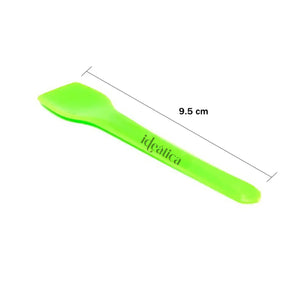 Cucharita de Colores para Postres Helado Biodegradable Re-utilizable Plastico Catering 400 pzas IA
