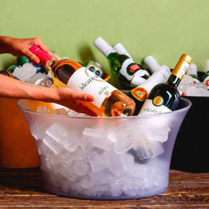 Hielera Grande para Botellas Acrilico Eventos y Catering