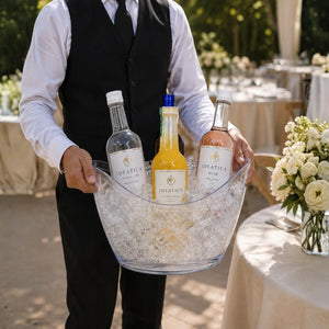 Hielera Mediana para Botellas 4 Lt Acrilico Eventos y Catering