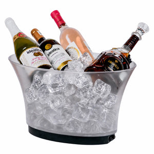 Hielera para Botellas Acrilico Grande con Iluminacion Eventos y Catering