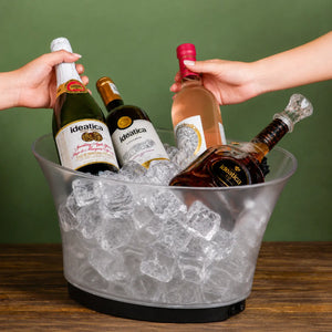 Hielera para Botellas Acrilico Grande con Iluminacion Eventos y Catering