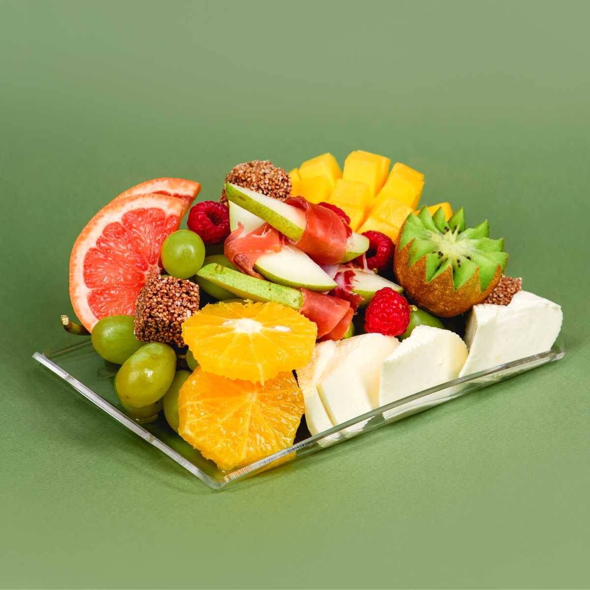 Mini Charola de Servicio Para Canapes o Postres Re-utilizable Candy Bar Catering 5 pzas IA