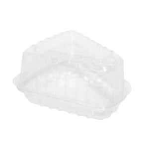 Mini Contenedor para Pastel Plastico Triangular Alto  - ( 25 Pzas / 50 Pzas ) IN