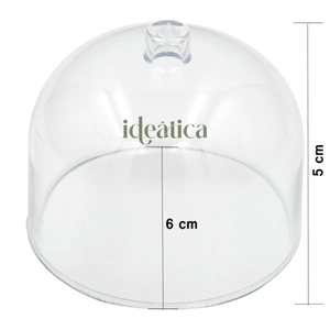 Mini Cupula para Mini Cupcakes y Postres Re-utilizable Plastico Catering -  ( 20 Pzas / 100 Pzas ) IA