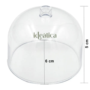 Mini Pedestal Cupula para Mini Cupcakes y Postres Re-utilizable Plastico Catering -  ( 20 Pzas / 100 Pzas ) IA