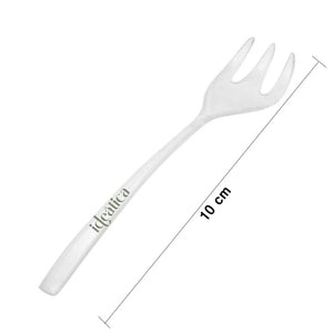 Mini Tenedor para Postres Re-utilizable Plastico Catering 200 pzas IA