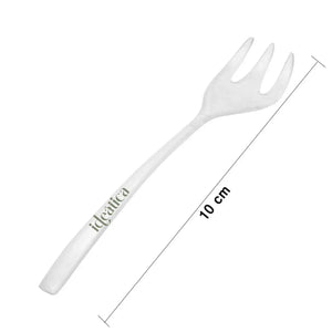 Mini Tenedor para Postres Re-utilizable Plastico Catering 200 pzas IA