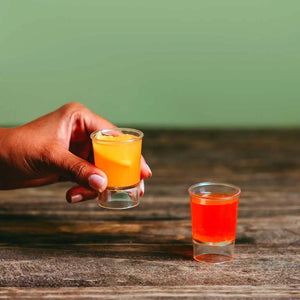 Mini Vasito Tequilero o Caballito para Postres Re-utilizable Plastico Catering - 1 Oz / 30 ml ( 15 Pzas / 105 Pzas ) IA