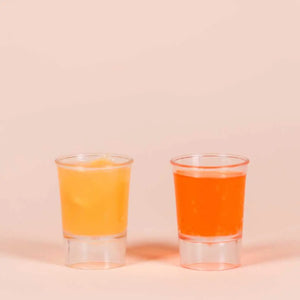 Mini Vasito Tequilero o Caballito para Postres Re-utilizable Plastico Catering - 1 Oz / 30 ml ( 15 Pzas / 105 Pzas ) IA