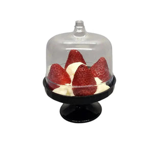Pedestal Cúpula Grande para Cupcakes y Postres Re-utilizable Plastico Catering -  ( 6 Pzas / 102 Pzas ) IA