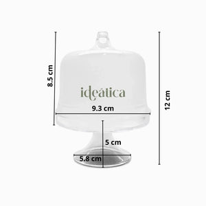 Pedestal Cúpula Grande para Cupcakes y Postres Re-utilizable Plastico Catering -  ( 6 Pzas / 102 Pzas ) IA