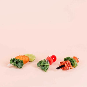 Pincho para Botana o Postres con Mango Re-utilizable Plastico Catering 120 pzas IA