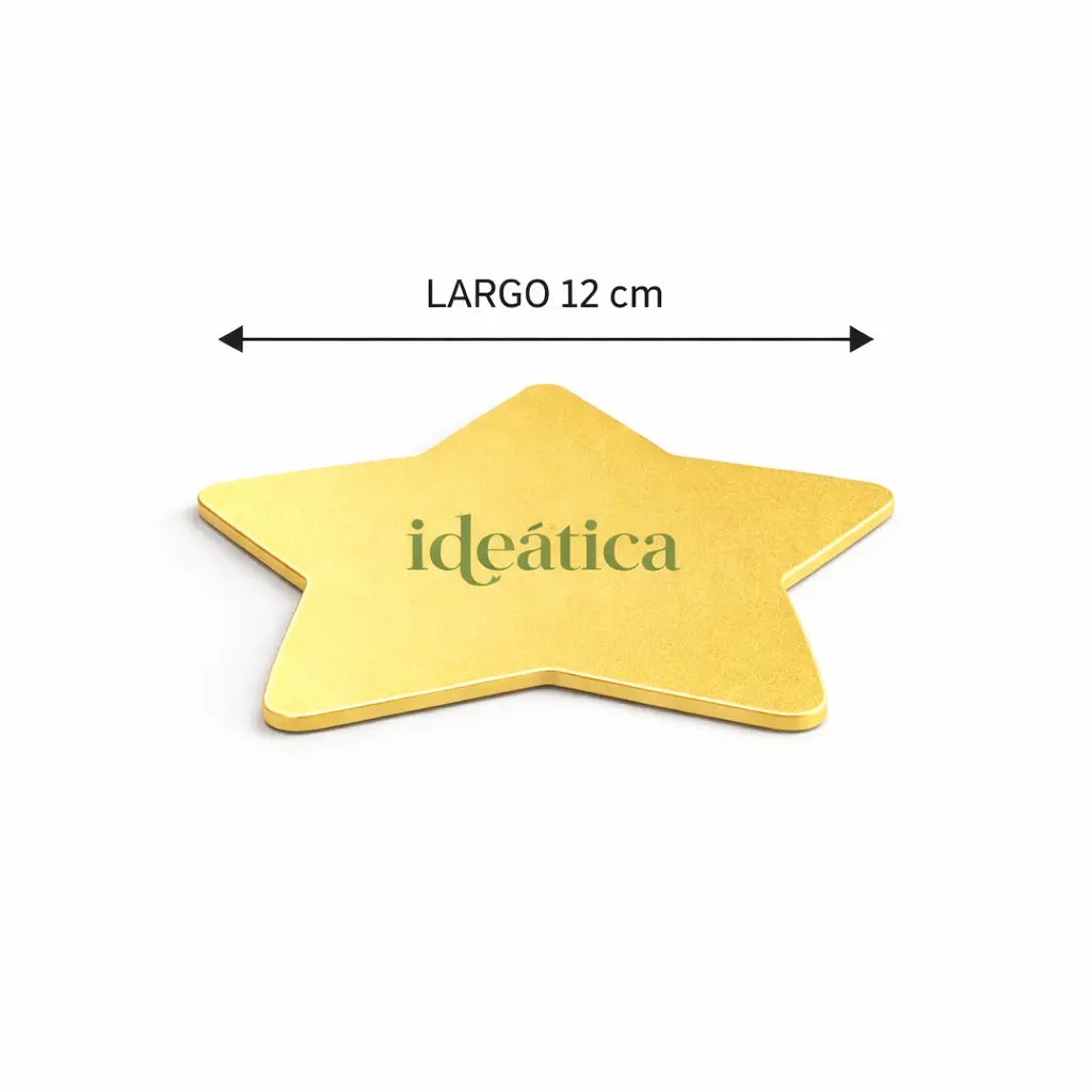 Platito Charolita o Base Estrella con Asa de Carton Laminado para Canapes o Postres Catering 50 pzas