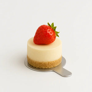 Platito Charolita o Base Redonda con Asa de Carton Laminado para Canapes o Postres Catering 50 pzas RECONVERPACK