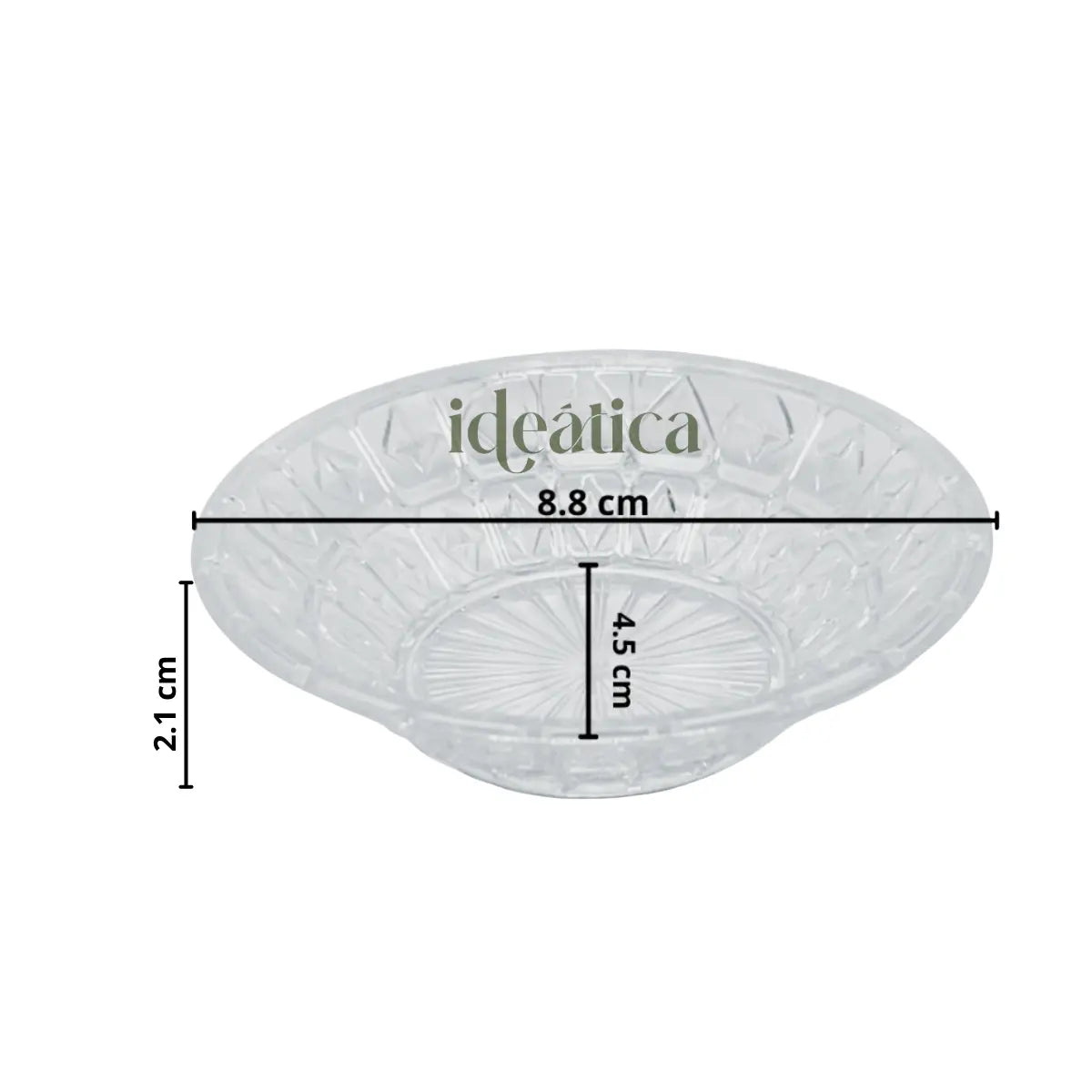 Platito Dulcerito para Canape o Postres Re-utilizable Candy Bar Catering 120 pzas IA