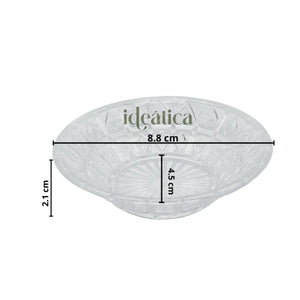 Platito Dulcerito para Canapes o Postres Re-utilizable Plastico Catering 120 pzas IA