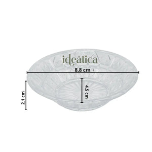 Platito Dulcerito para Canapes o Postres Re-utilizable Plastico Catering 120 pzas IA